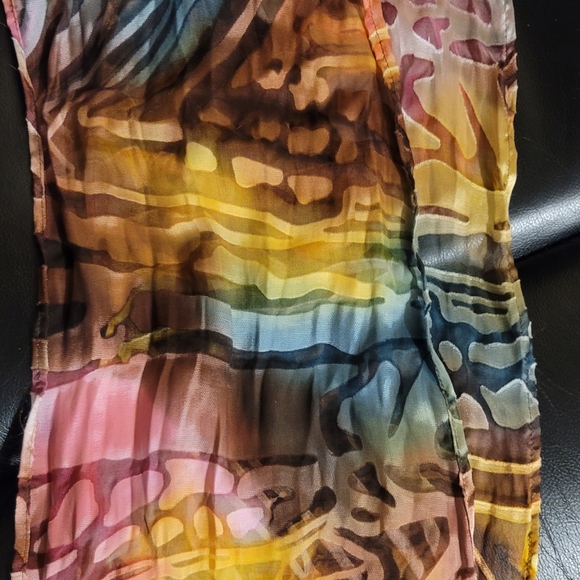 Colorful Abstract Scarf - Picture 4 of 5
